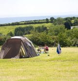 Our Cornwall campsite