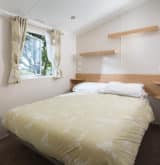 Sunrise caravan double bedroom