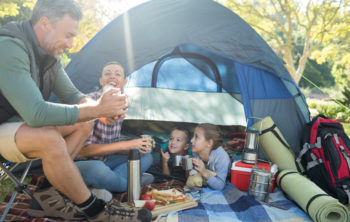 Top tips for camping with kids