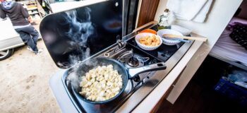 Tips for cooking in a caravan