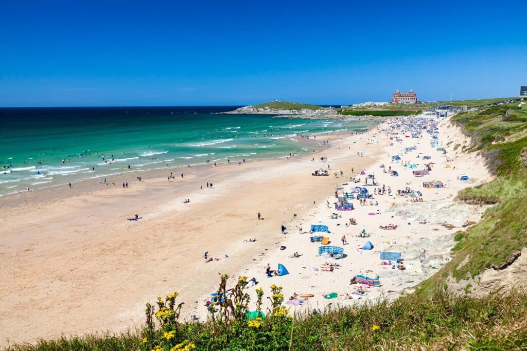 Fistral Beach in Newquay, Cornwall
