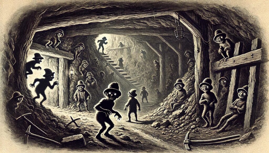 Knockers of Cornish Mines illustration